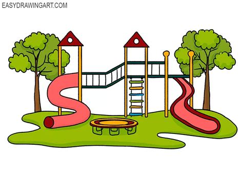 Playground Sketch Photos, Images & Pictures .
